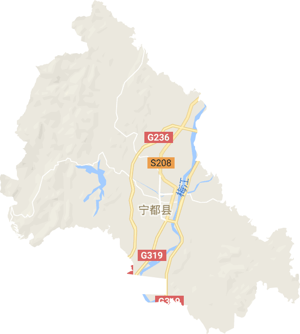 梅江镇电子地图