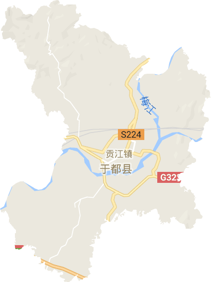 贡江镇电子地图