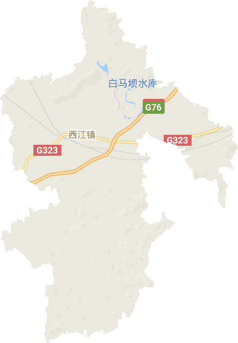 西江镇电子地图