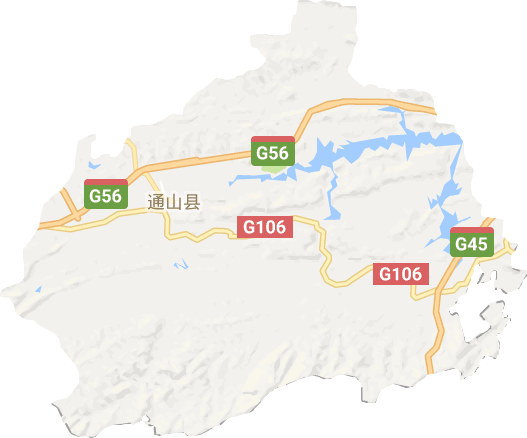 通山县电子地图