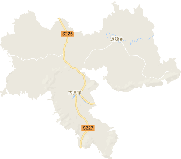 古县镇电子地图