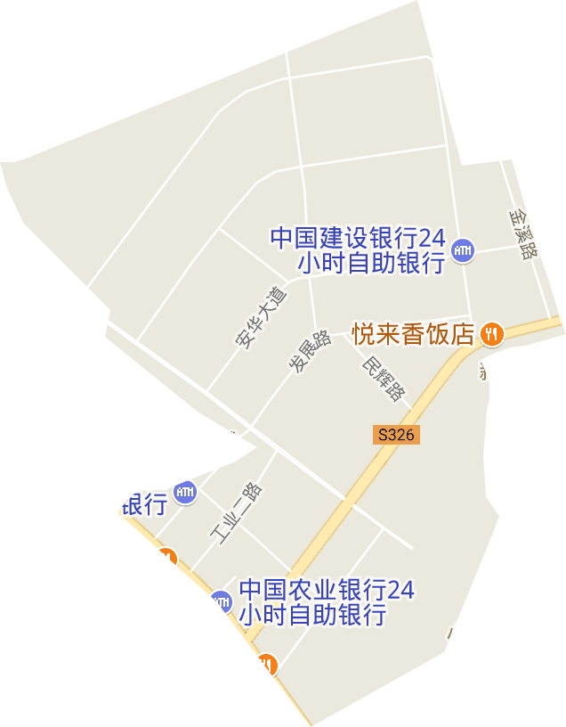 安福县工业园电子地图