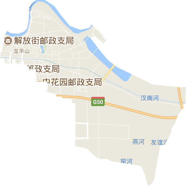 龙华山办事处电子地图