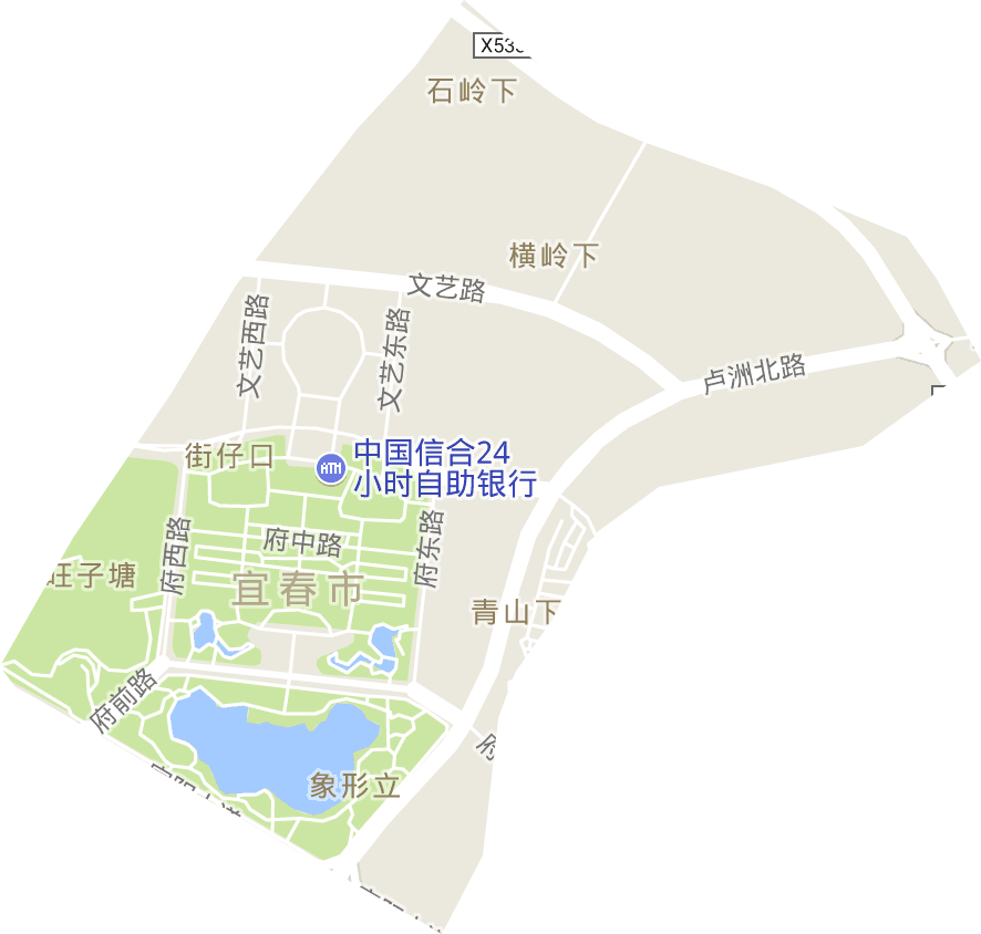 宜春市宜阳新区管理委员会电子地图