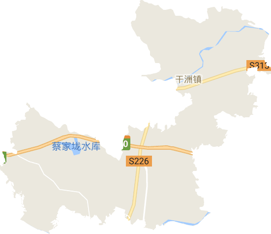 干洲镇电子地图