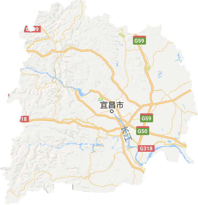 宜昌市电子地图