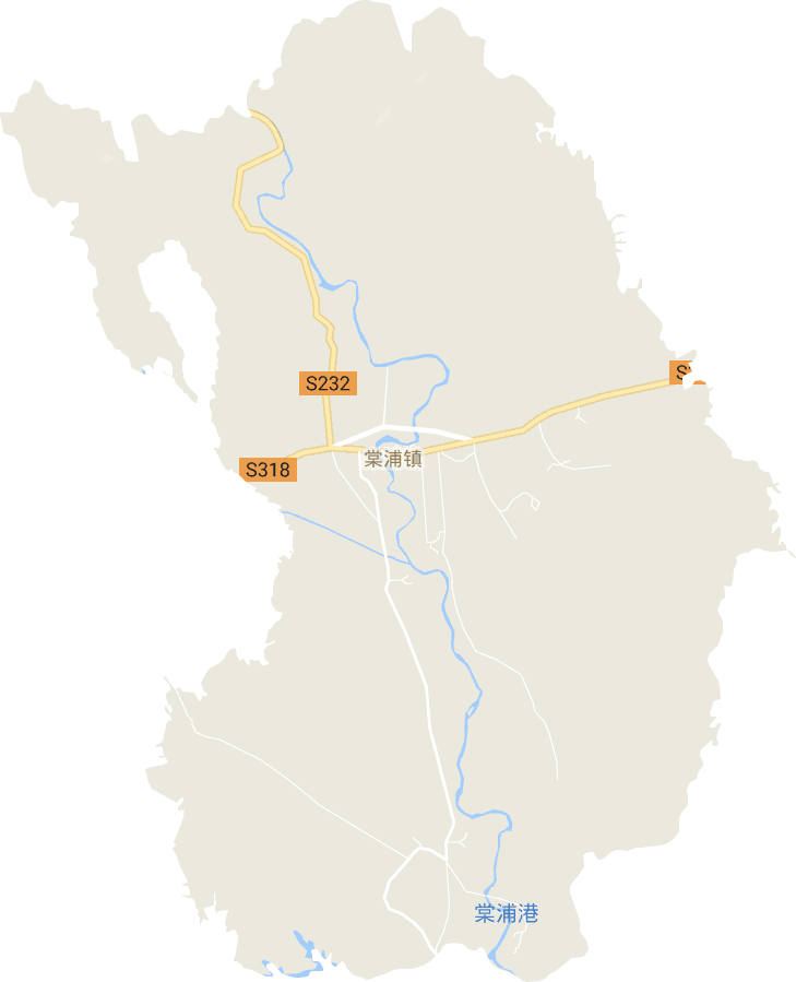 棠浦镇电子地图