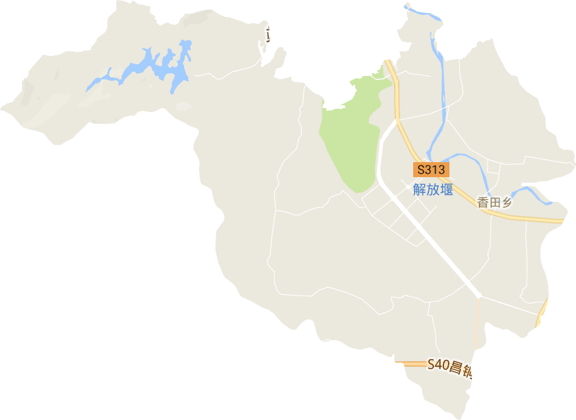 香田乡电子地图