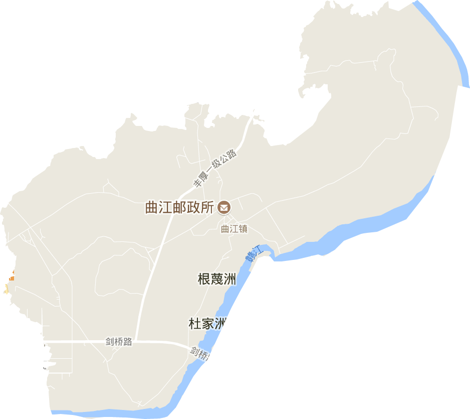 曲江镇电子地图