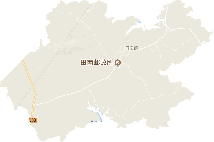 田南镇电子地图