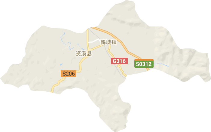 鹤城镇电子地图