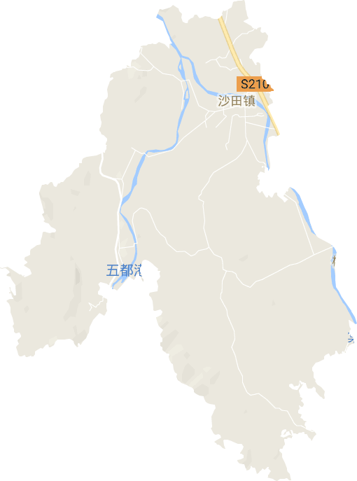 沙田镇电子地图