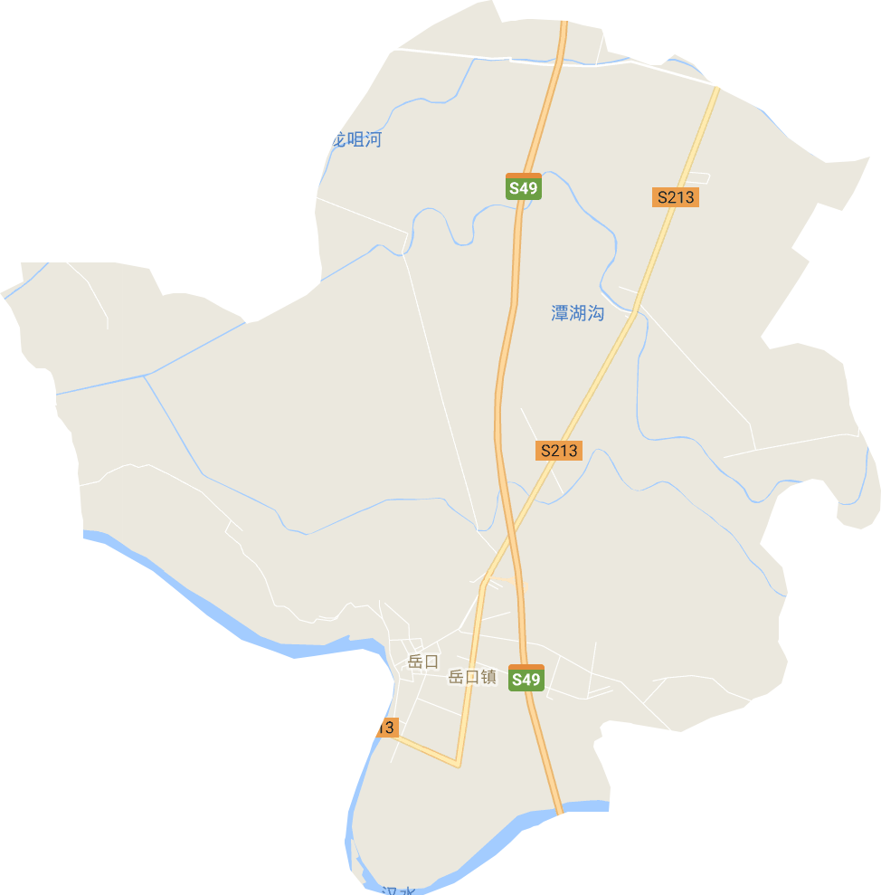 岳口镇电子地图