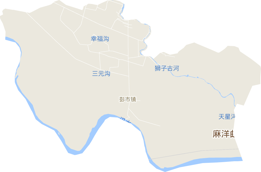 彭市镇电子地图