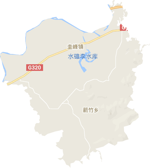 圭峰镇电子地图