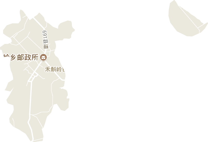 禾斛岭垦殖场电子地图