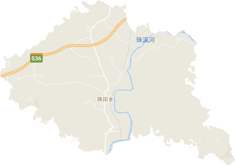 珠田乡电子地图
