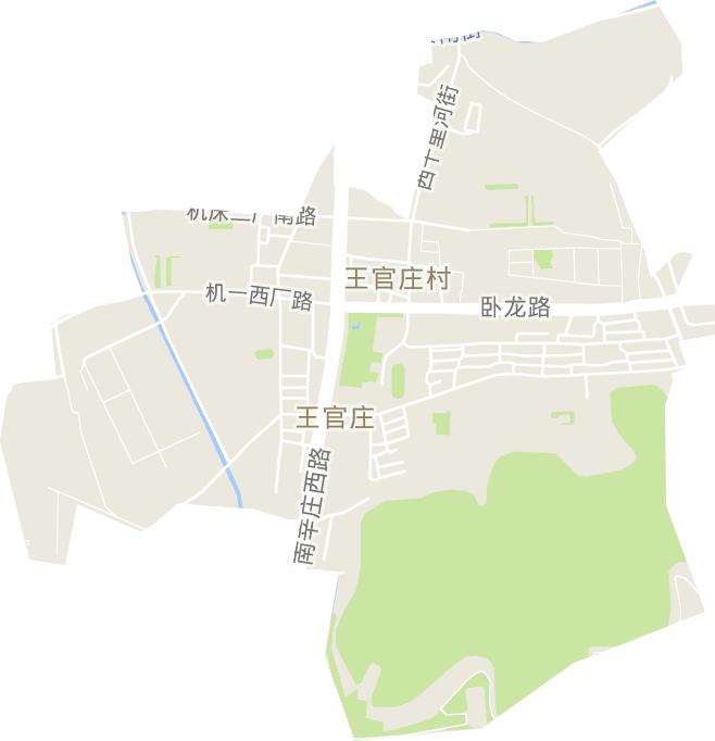 王官庄街道电子地图