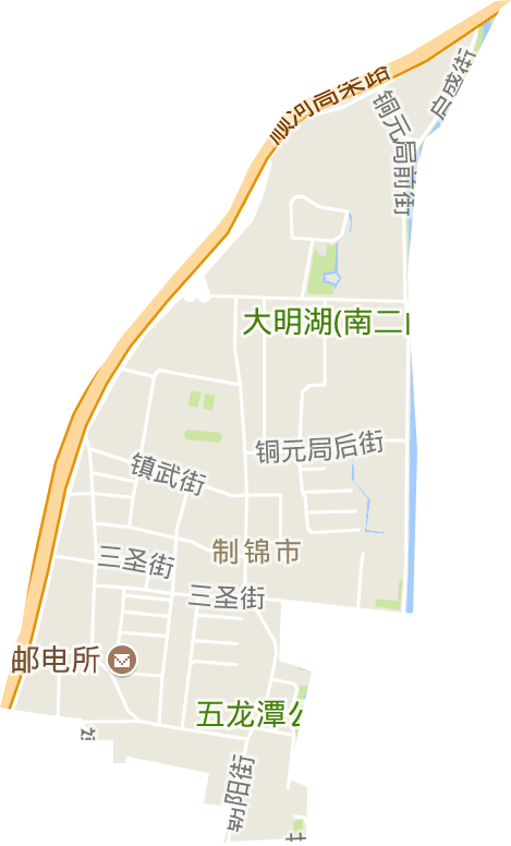 制锦市街道电子地图