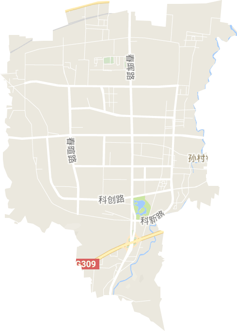 孙村街道电子地图