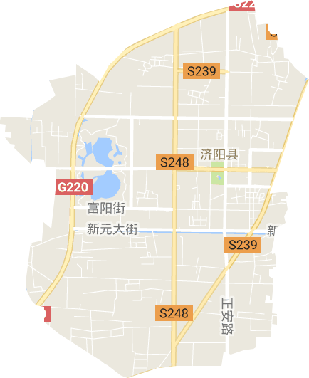 济北街道电子地图
