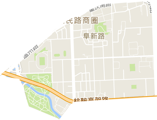 阜新路街道电子地图