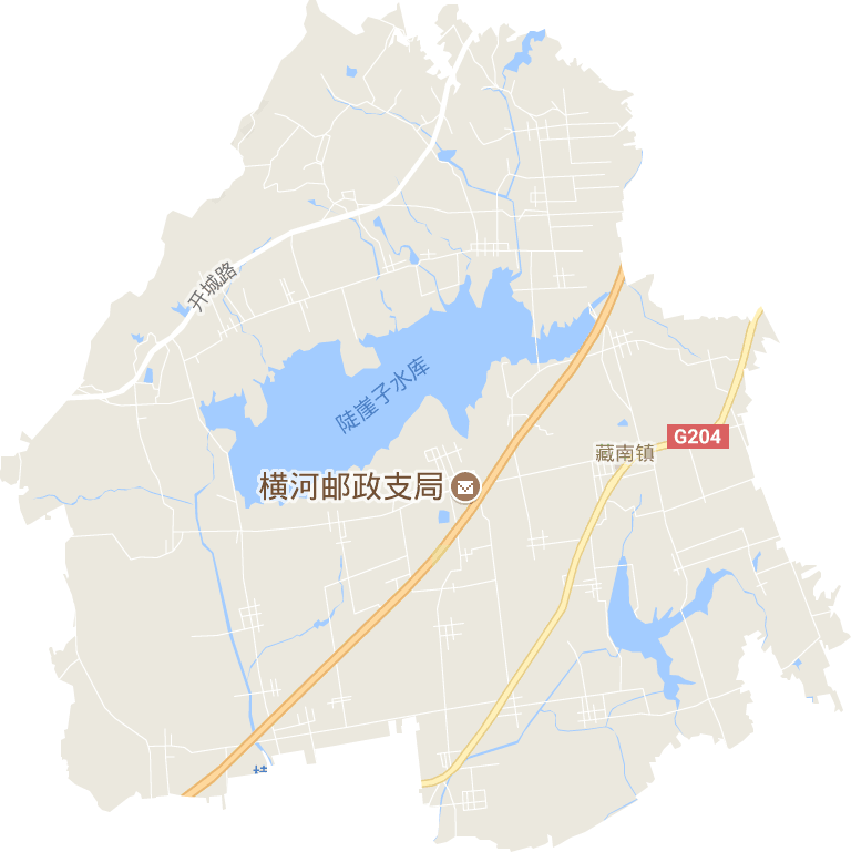藏南镇电子地图