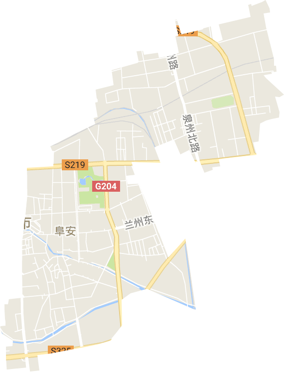 阜安街道电子地图