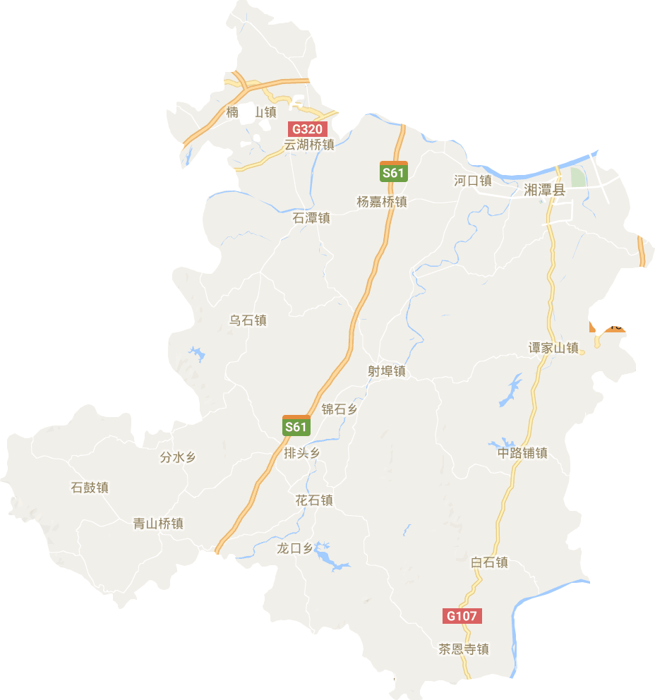 湘潭县电子地图