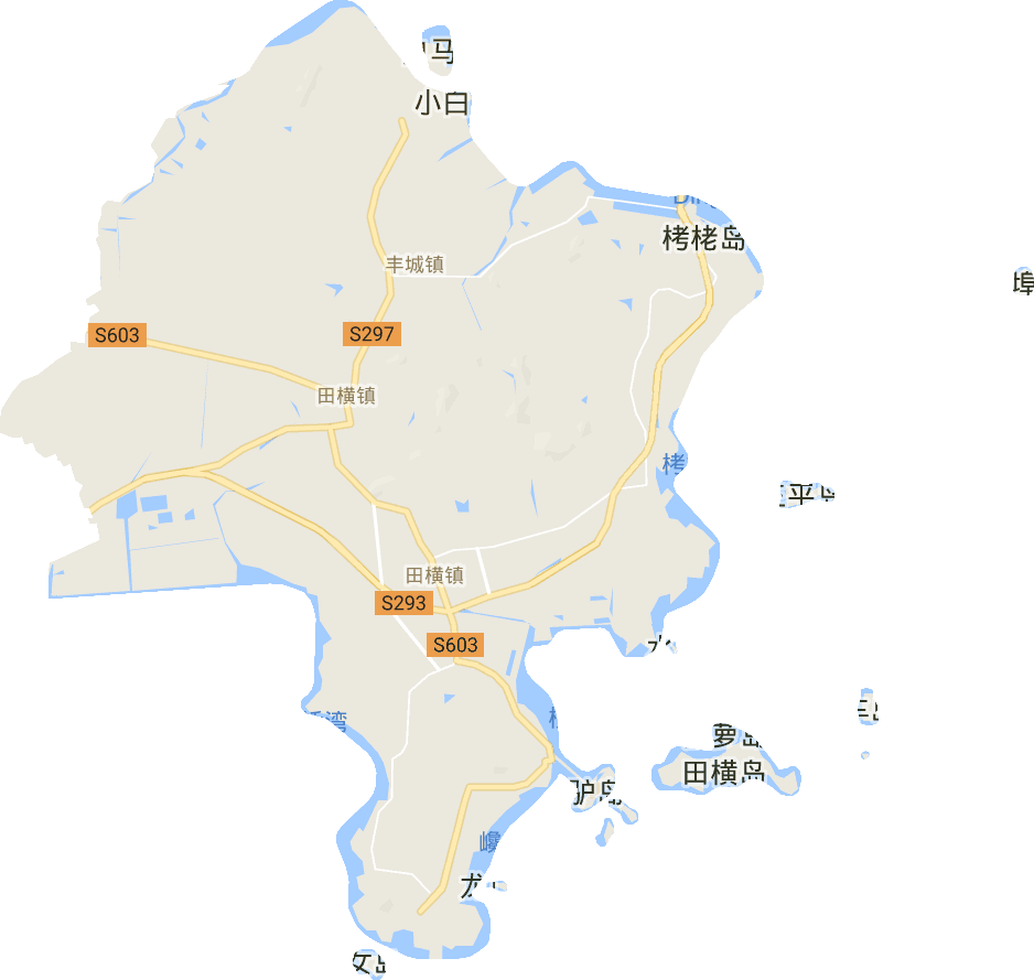 田横镇电子地图