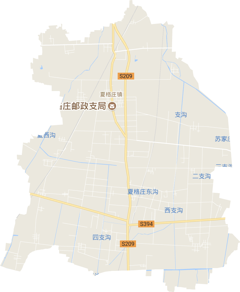 夏格庄镇电子地图