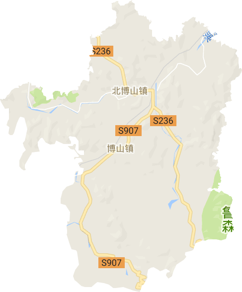 博山镇电子地图