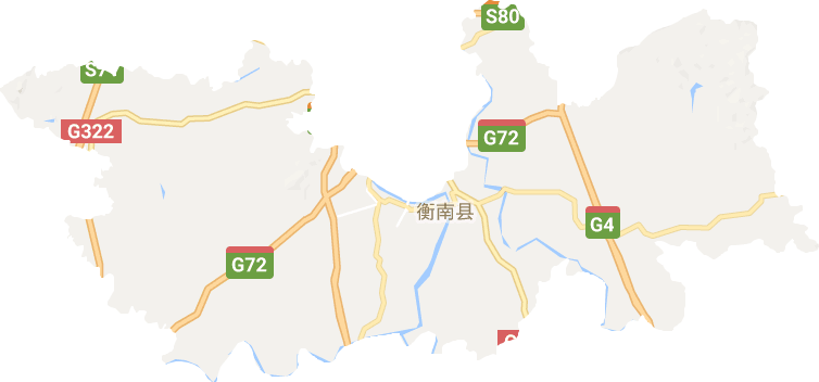 衡南县电子地图