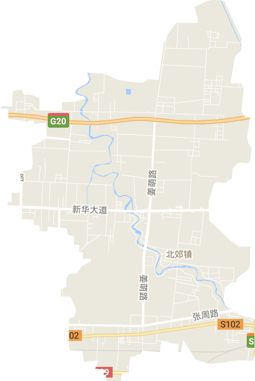 北郊镇电子地图
