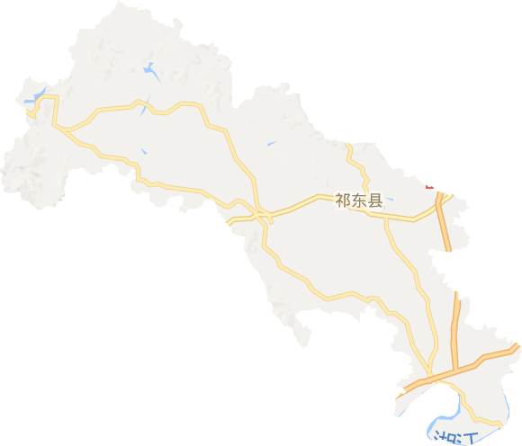 祁东县电子地图