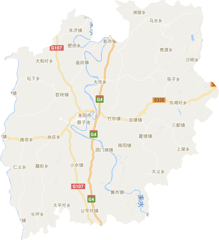耒阳市电子地图
