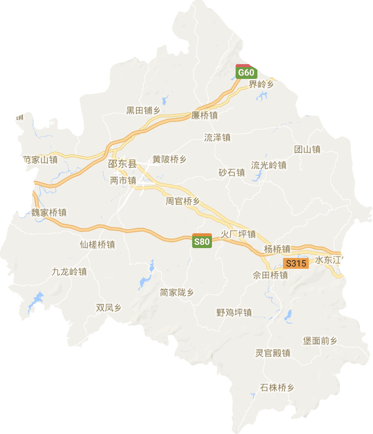 邵东县电子地图