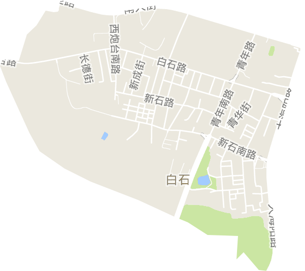 白石街道电子地图