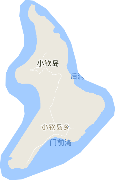 小钦岛乡电子地图