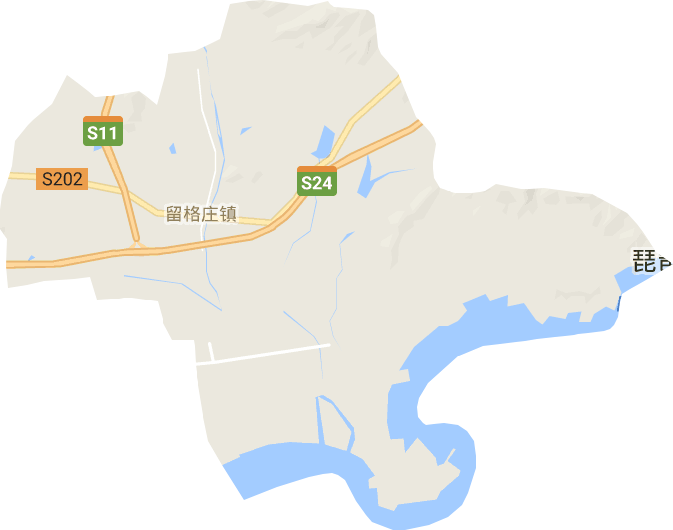 留格庄镇电子地图