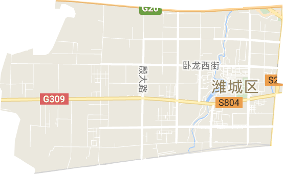 潍城经济开发区电子地图