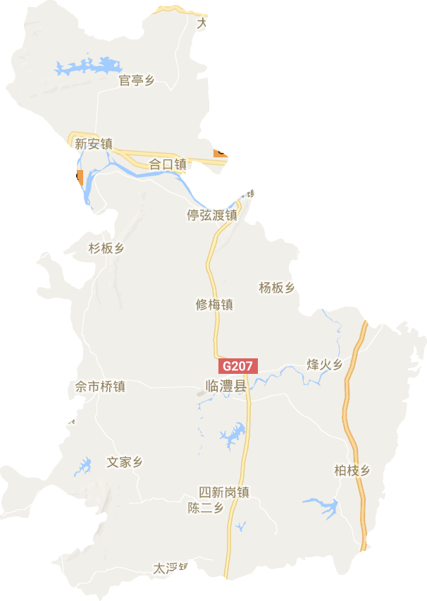 临澧县电子地图