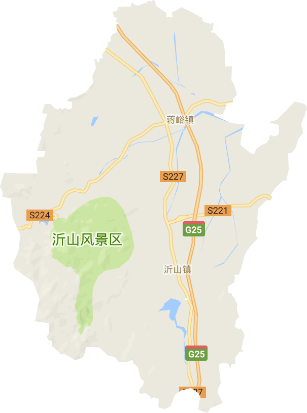 沂山镇电子地图