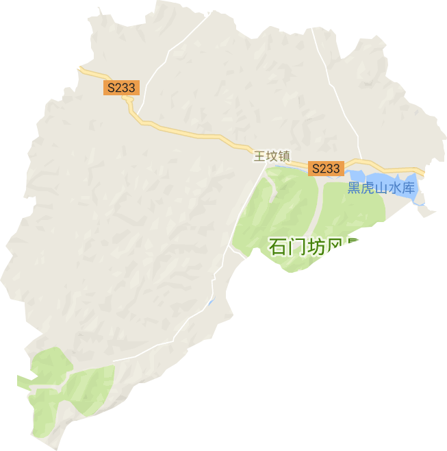 王坟镇电子地图
