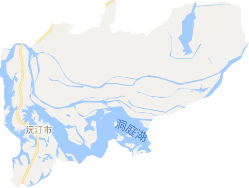 沅江市电子地图