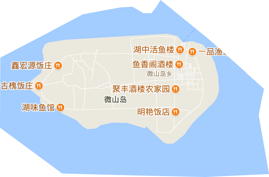 微山岛乡电子地图