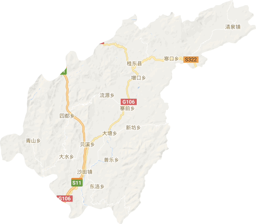 桂东县电子地图