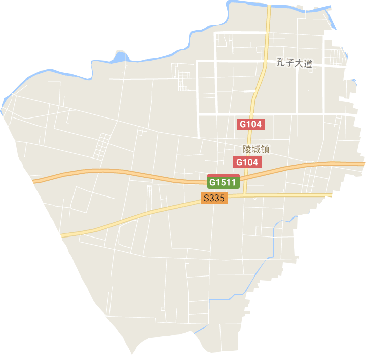 陵城镇电子地图
