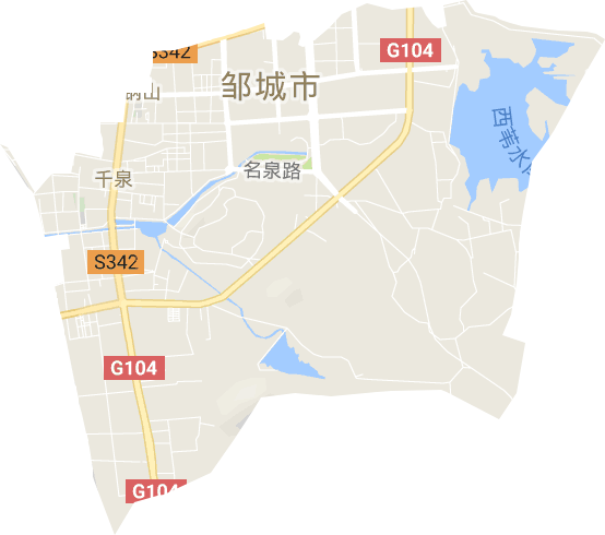 千泉街道电子地图