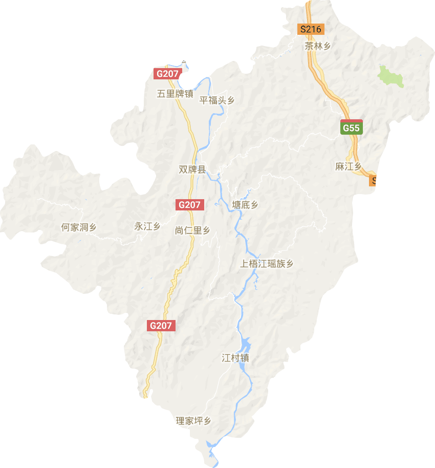 双牌县电子地图